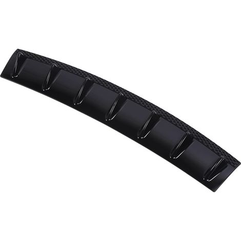 Performances de Diffuseur à Lèvres à Pare-Chocs Arrière, pour Un Aspect Plus Sportif et Une efficacité énergétique avec Une Installation Simple, Noir Vif, Matériau ABS, (1/4)