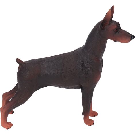 Realistische Hundefigur aus Kunststoff, detailgetreue Miniatur für Sammler und als Dekoration für Ihr Zuhause. (1/5)