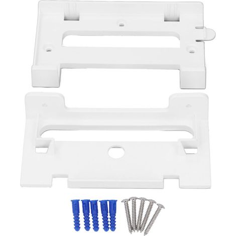 Impact-resistant ABS router wall mount, hanging bracket for home and office. (1/5)