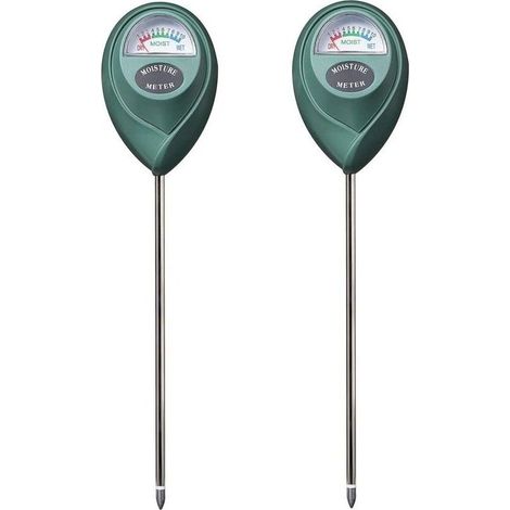 Bodenfeuchtesensor, Wassermonitor, Hygrometer für Gartenbau, Landwirtschaft und Pflanzen, keine Batterien erforderlich, 2er-Pack (1/5)