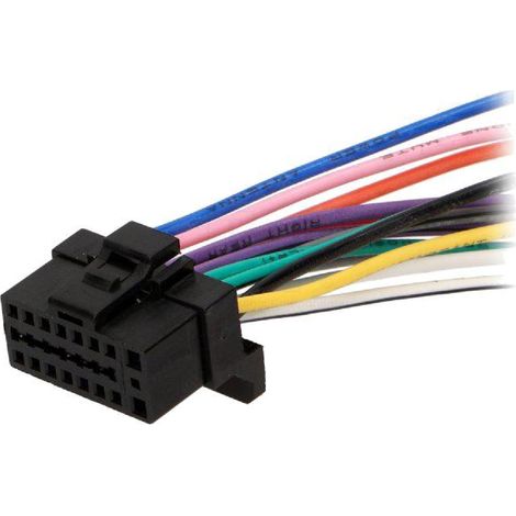 Cable compatible avec Autoradio Alpine 16PIN Fils nus - connecteur noir