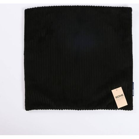 HOME DELUXE Copricuscino in corda LILO - Nero