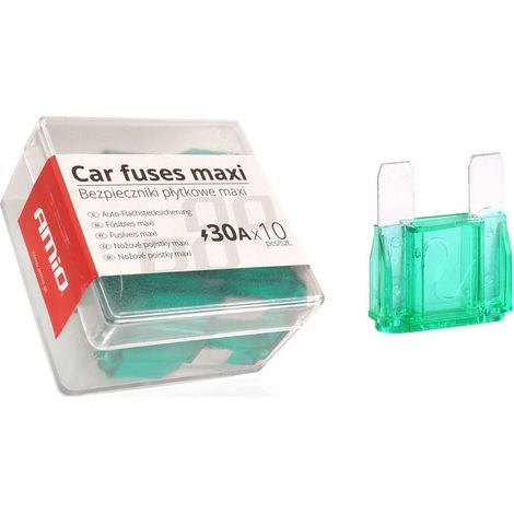 Maxi-Autosicherungen 10 Stück 30A amio-02325