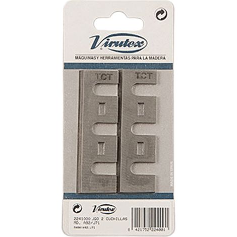 CUCHILLAS MD (2UDS) VIRUTEX