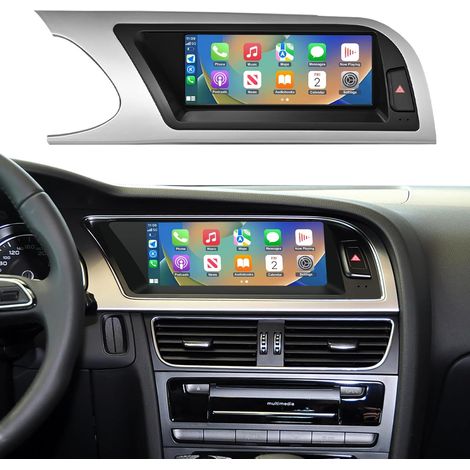Autoradio écran Tactile 8,9" avec Carplay sans Fil et Android Auto pour 2008-2016 avec système 3G MMI+, Prend en Charge Mirrorlink, Caméra, Navigation (1/5)