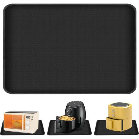 Tapis résistant à la chaleur, support ignifuge, tapis de protection contre la chaleur - 60 x 40 cm, pour la protection des plans de travail, tapis en silicone antidérapant et imperméable pour (1/5)