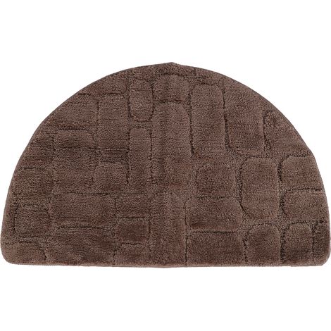 Tapis de sol demi-rond super absorbant et antidérapant pour porte d'entrée, cuisine, chambre, 0,6 (1/5)