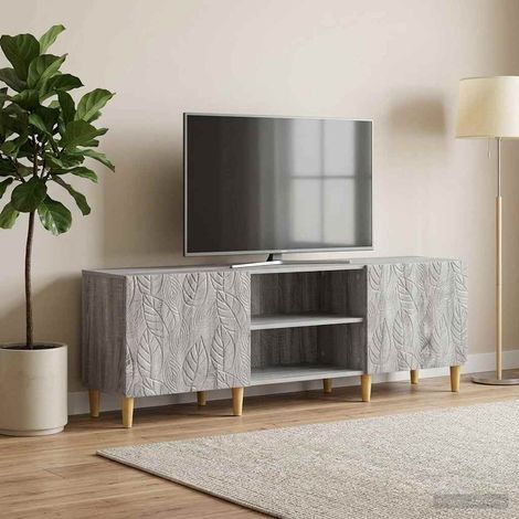 Mobile TV 150 x 31 x 50 cm Sonoma grigio Legno ingegnerizzato vidaXL (1/5)