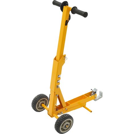 Élévateur de tondeuse à gazon, fonctionnement manuel, capacité de charge de 363 kg, JAUNE (1/2)