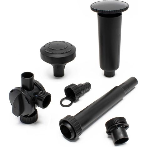 SunSun Ersatzteil für Aquariumpumpe CQB-/CTP-/CHJ-Serie Aufsatz Set 4, Aufsatzset mit Springbrunnendüse für Teichpumpe, effiziente Aquariumpumpe