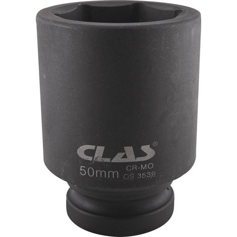 Douille choc 6 pans longue 50mm 1" DIN ISO 3129 Cr-Mo - OS 3539 - CLAS Equipements (1/2)