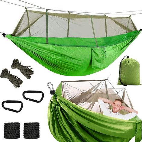 Filiyano – sac de rangement léger – Hamac avec moustiquaire, sac de rangement léger pour le camping et les excursions, idéal pour suspendre un hamac. (1/5)