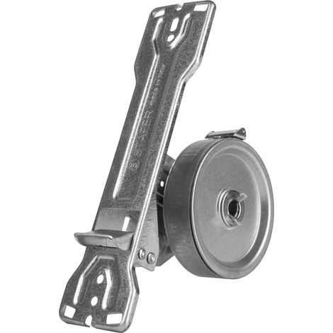 Schellenberg 10220 Avvolgitore da Incasso Maxi per tapparelle avvolgibili, per cinghia tapparella con 23 mm di larghezza e lunghezza massima di 6 m, distanza dei fori 14,2 - 18,4 cm (1/5)