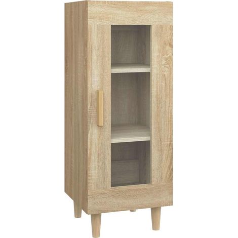 Sideboard/Anrichte/Buffet Sonoma-Eiche 34,5x34x90 cm Holzwerkstoff LXWW487065 (1/5)