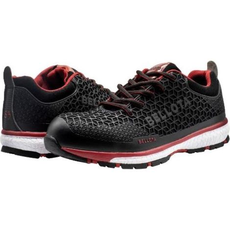 ZAPATO DEPORTIVO S3 NEGRO-ROJO