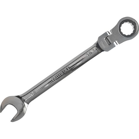 Faithfull SJW6116 Ratchet Combination Spanner Flex Head CV 16mm FAISPARAT16