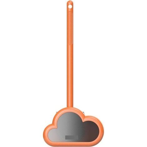 Brosse WC, produits de salle de bain, brosse WC sans impasse pour laver les toilettes, brosse en silicone à suspendre (1/5)