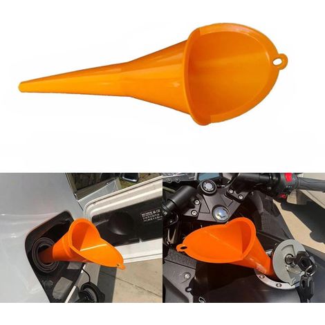 Entonnoir à essence universel. 1 pièce. plastique robuste pour huile moteur et transmission. adapté moto. voiture. locomotive. outil de remplissage anti-débordement. (1/5)