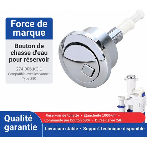 Bouton double chasse pour réservoir WC Geberit adapté à la vanne de vidage TYP280, 16 × 13 × 5 cm, 25 g – Livraison gratuite (1/5)