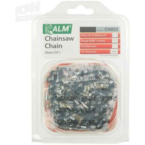 CH053 Chainsaw Chain 3/8in x 53 Links 1.3mm - Fits 35cm Bars