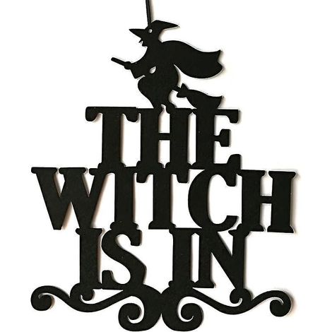 1 Stück Halloween-Hexe aus Vliesstoff für Halloween-Dekoration