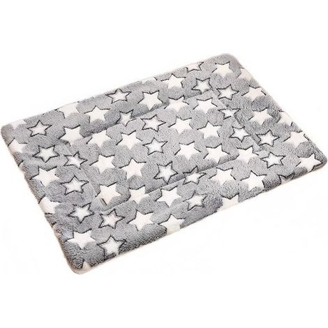 Alfombra para perros，alfombra cálida para mascotas，apta para perros pequeños，medianos y grandes，89 x 68 cm，Gris (1/5)