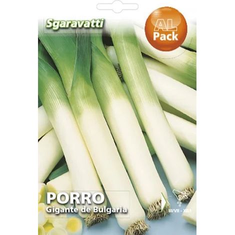 Semi per Ortaggi e Vegetali Porro Gigante De Bulgaria Sgaravatti 20 Pezzi