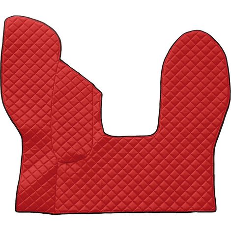 Tappeto centrale in Skeentex - Rosso - compatibile per Daf CF (07/13) automatico, Euro 6