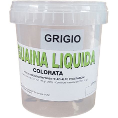 GUAINA LIQUIDA RESINOSA GRIGIO 1 KG- 9,0 pz