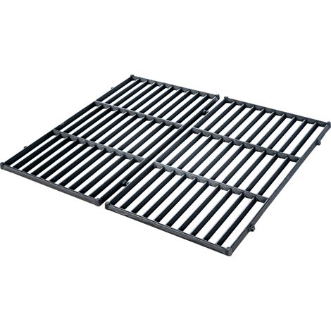 Grillrost Set schwarz 44,5x26 cm