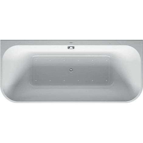Duravit Happy D.2 Whirlwanne, Vorwandversion, 2 Rückenschrägen, (1/4)