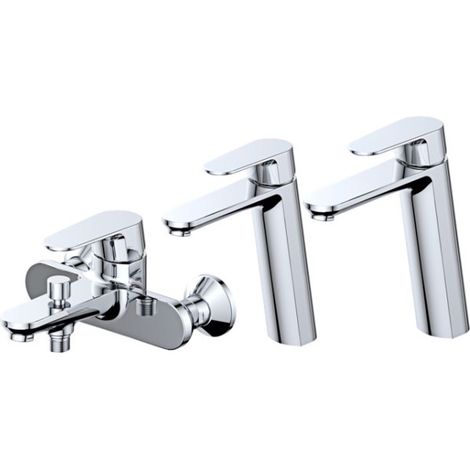 Pack robinets bain/douche & robinet vasque NAPLES