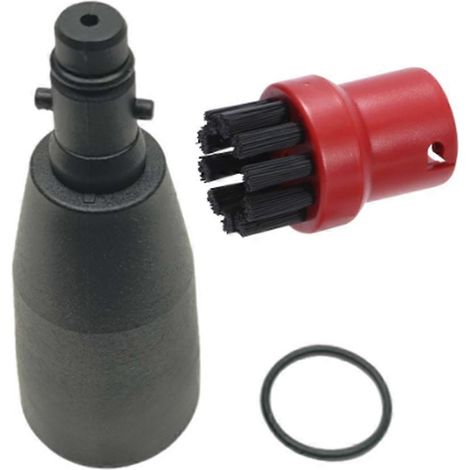Connecteur avant de brosse pour turbine Kärcher avec petite brosse ronde, version améliorée, accessoires pour turbines à vapeur (1/5)