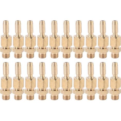 Packung mit 20 DN6 Messing-Wasserdüsen 1/8" - Düsen
