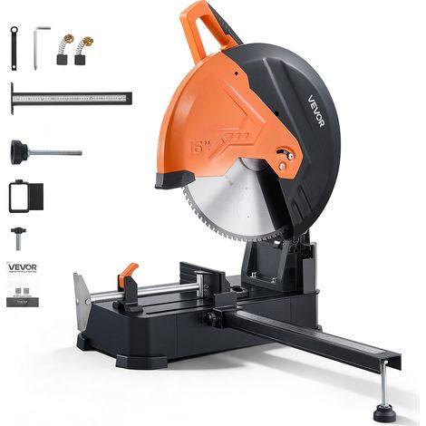 VEVOR Metalltrennsäge Kappsäge 406,4mm Trennscheibe 3kW Motor Gehrungssäge, zum Schneiden von Metall, Einstellbarer Winkel von -45° bis 45°, Trockenschneiden, mit Verstärktem Klingenschutz & Skala (1/5)