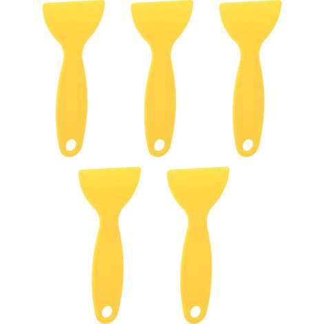 Lot de 5 spatules flexibles en plastique pour imprimante 3D WANHAO D8, ANYCUBIC et Nova Yellow, pour retirer la résine.