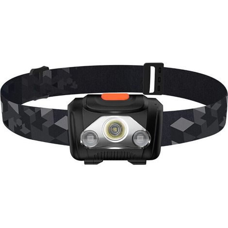 Phare LED blanc rouge super lumineux 4 Modes phare adapté à la lecture de la torche Camping cyclisme