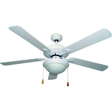 Deckenventilator Málaga, 132 cm, Weiß, 60 W, 5 Flügel, 4172 (1/2)