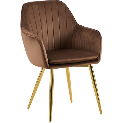 Esszimmerstuhl Cheryl braun gold