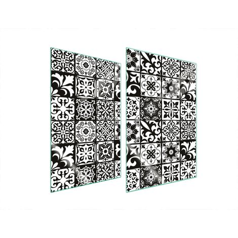 Plaque de protection en verre pour la cuisine, mosaïque 2x35x52 (1/5)