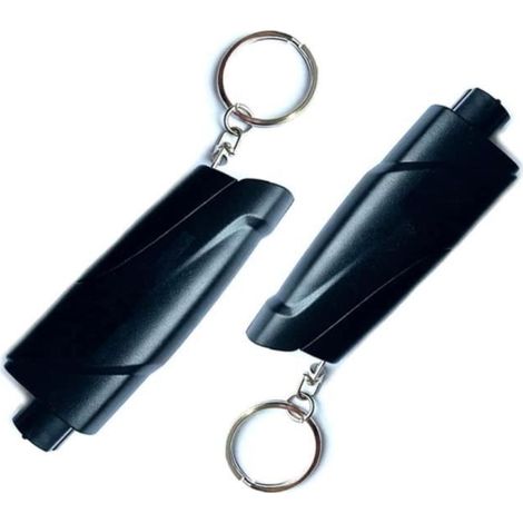 Outil d'échappement 2 en 1 - Rescue Me - Coupe-fenêtre et coupe-ceinture - Léger et compact - Facile à utiliser (1/4)