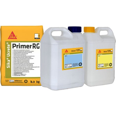 Sika® Ucrete® PRG - Imprimación tixotrópica para vertical y escocias Ucrete - 1,43 kg - Juego A+B - Transparente