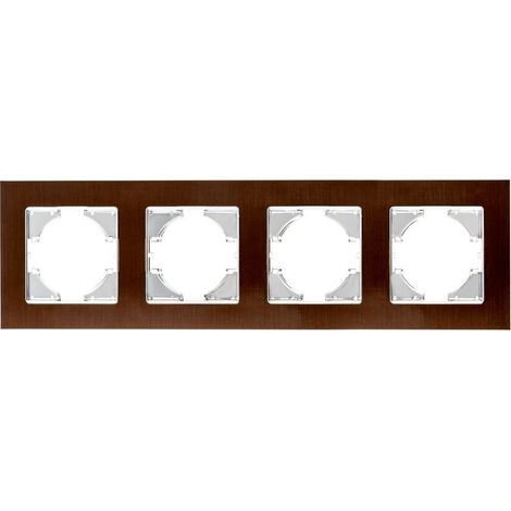 Rahmen Generic aluminum frame Aluminium 8x8 cm braun (1/2)