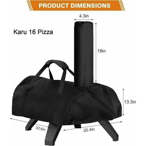 Pizzaofenabdeckung für 40-cm-Pizzaöfen, wasserdichter Schutz für den Außenbereich, Pizzaofenüberdachung, Zubehör für den Außenbereich (1/4)