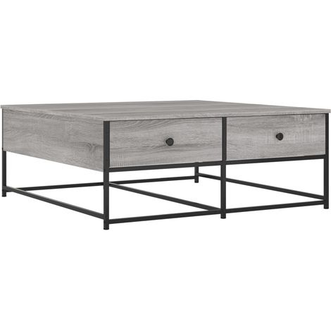 Maison Exclusive - Tavolino da Salotto Grigio Sonoma 100x99x40cm Legno Multistrato