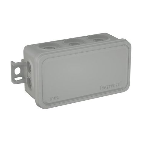 Legrand – Boîte de dérivation Plexo rectangulaire 80x43x34mm – Faible encombrement – Avec 10 embouts pour câbles et tubes 7 à 16mm