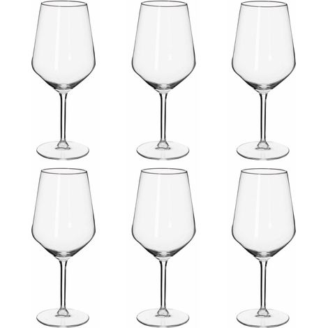 Verres à Vin Rouge - Lot de 6 - 53cl - Résistant au Lave-Vaisselle - Cadeau pour le Vin (1/5)