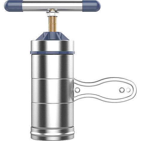 Machines à nouilles,Kit de presse à rouler pour machine à pâtes manuelle avec tête de moule 5pcs Manivelle en acier inoxydable Fettuccine Presse à spaghetti Presse-fruits (1/5)