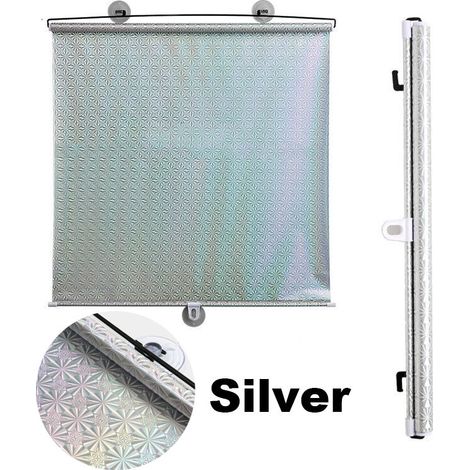 Rideaux occultants à rouleau, stores de fenêtre pour salon, chambre à coucher, voiture, cuisine, bureau, ventouse de Protection solaire 4060cm (1/5)
