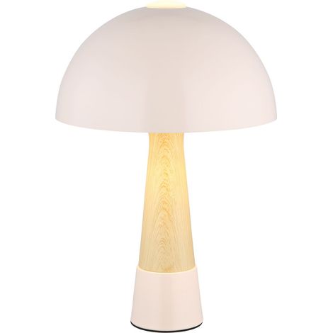 Globo - lámpara de mesa - PAULIN - ámbar - metal - Ø 25cm - E27 -